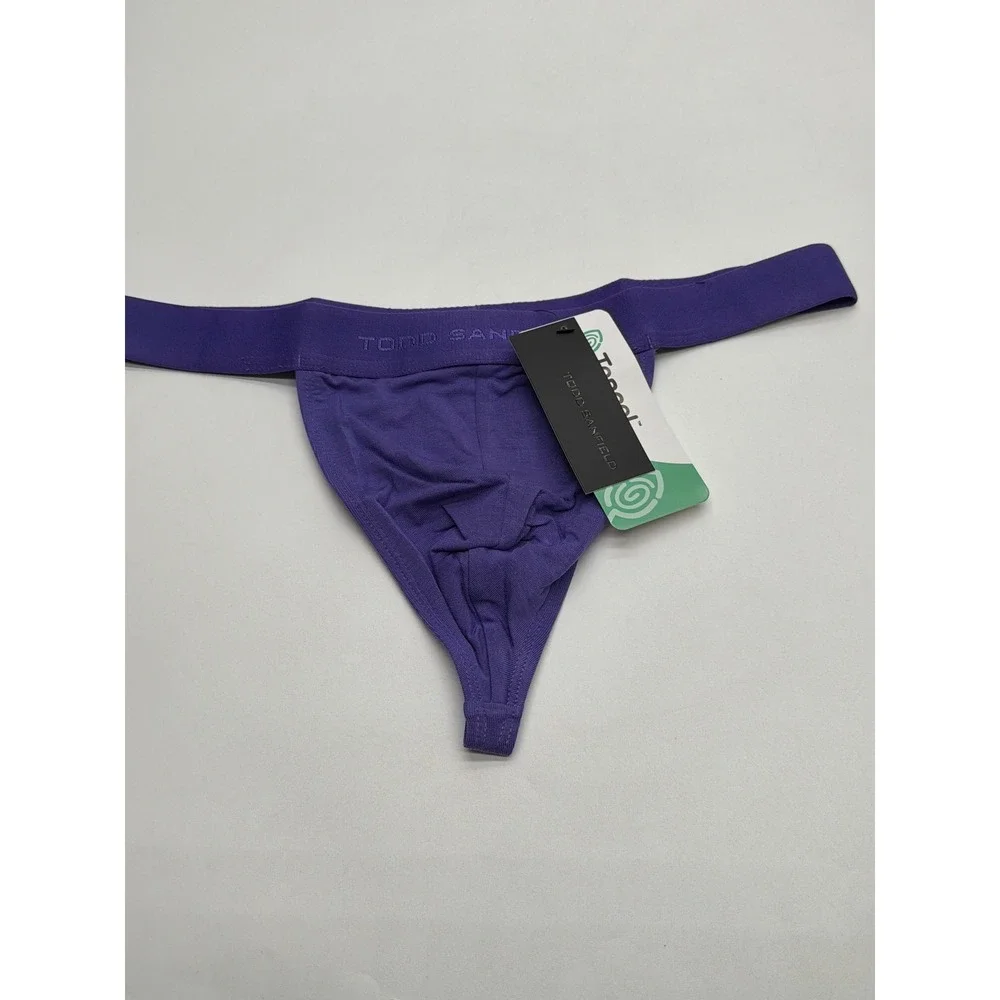 Todd Sanfield Essential Thong Purple Mens Underwear Tencel Modal ES1770 Size M